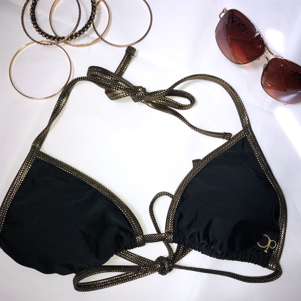 OP Juniors Triangle String Bikini Top